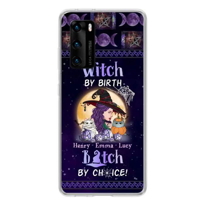 Personalized Witch Mom Phone Case - Gift Idea For Halloween/Witch/Pet Lovers - Witch By Birth Bitch By Choice - Case For Oppo/Xiaomi/Huawei