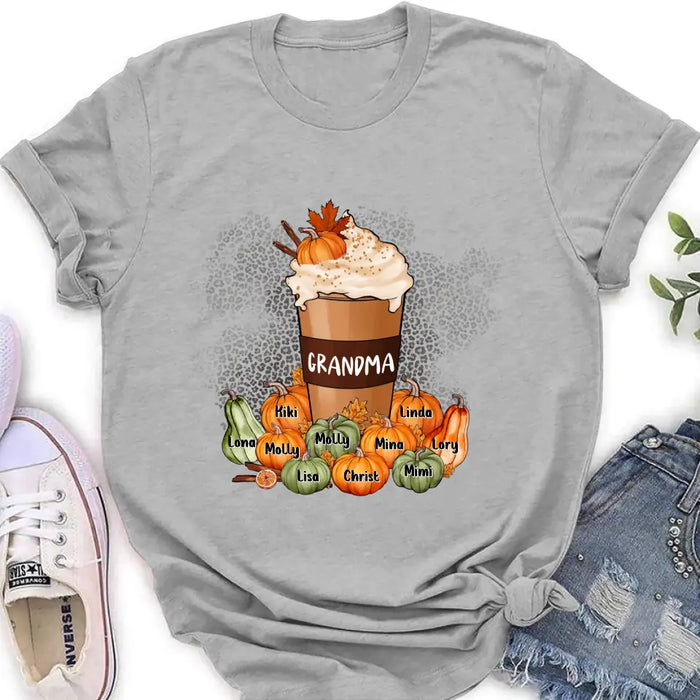 Personalized Grandma Mom Shirt/Hoodie - Gift Idea for Grandma/Halloween - Upto 10 Children