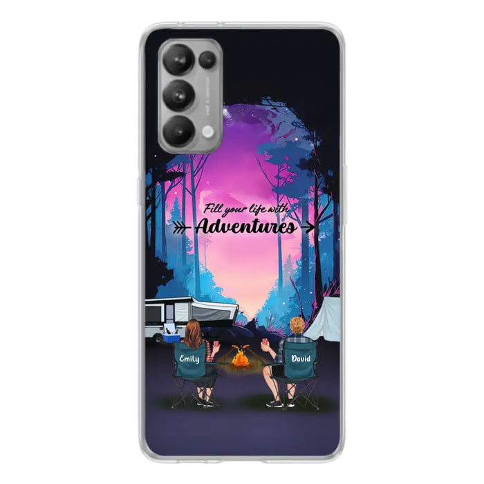 Personalized Camping Phone Case - Full Option - Best Gift For Camping Lovers - Fill Your Life With Adventures - Case For Oppo/Xiaomi/Huawei