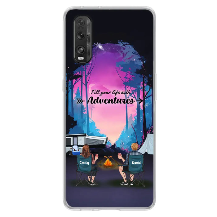 Personalized Camping Phone Case - Full Option - Best Gift For Camping Lovers - Fill Your Life With Adventures - Case For Oppo/Xiaomi/Huawei