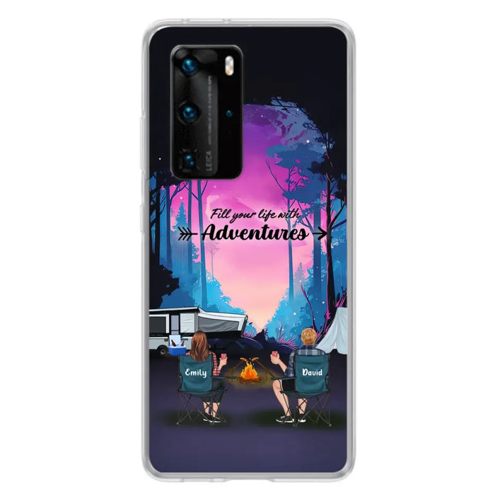 Personalized Camping Phone Case - Full Option - Best Gift For Camping Lovers - Fill Your Life With Adventures - Case For Oppo/Xiaomi/Huawei