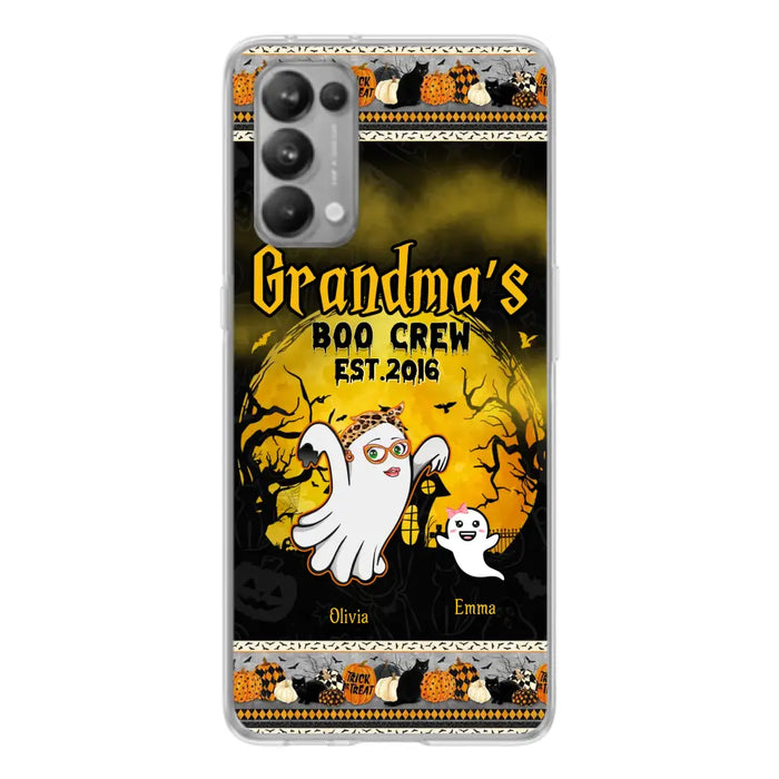 Custom Personalized Grandma Phone Case - Halloween Gift For Grandma - Upto 7 Kids - Grandma's Boo Crew - Case For Xiaomi/ Oppo/ Huawei