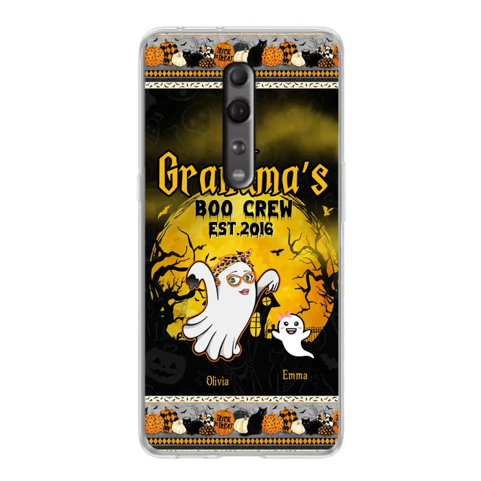 Custom Personalized Grandma Phone Case - Halloween Gift For Grandma - Upto 7 Kids - Grandma's Boo Crew - Case For Xiaomi/ Oppo/ Huawei