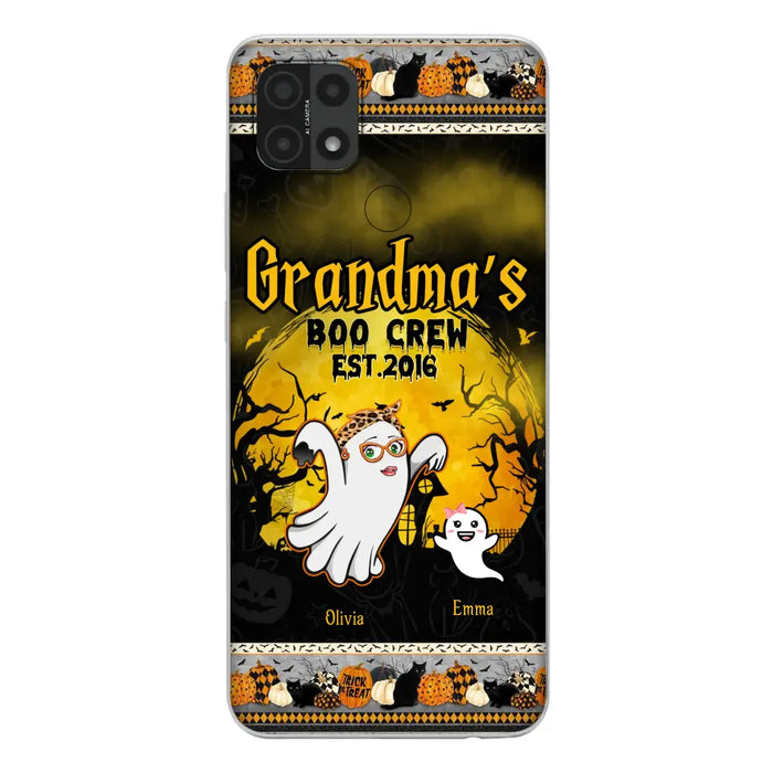 Custom Personalized Grandma Phone Case - Halloween Gift For Grandma - Upto 7 Kids - Grandma's Boo Crew - Case For Xiaomi/ Oppo/ Huawei