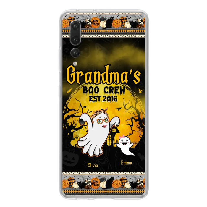 Custom Personalized Grandma Phone Case - Halloween Gift For Grandma - Upto 7 Kids - Grandma's Boo Crew - Case For Xiaomi/ Oppo/ Huawei