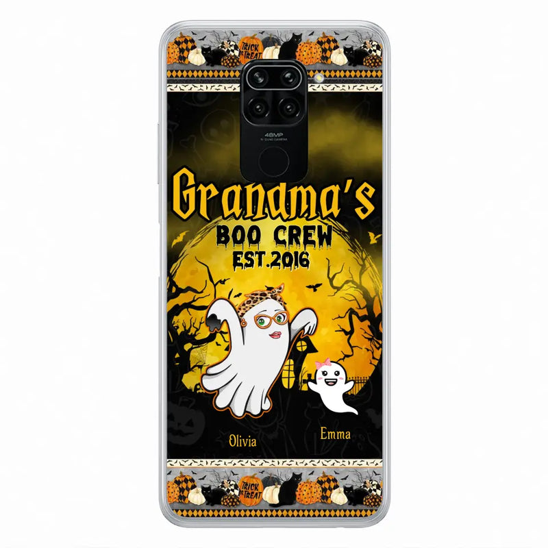 Personalized Grandma Phone Case - Halloween Gift For Grandma - Up to 7 Kids - Grandma's Boo Crew - Case For Xiaomi/ Oppo/ Huawei