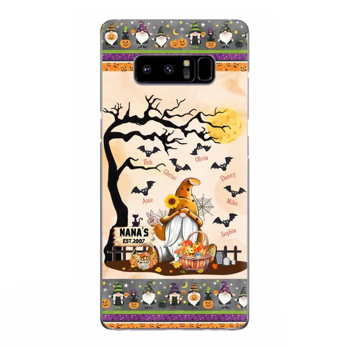 Custom Personalized Boo Grandma Phone Case - Halloween Gift For Grandma - Upto 7 Kids - Case For iPhone/ Samsung