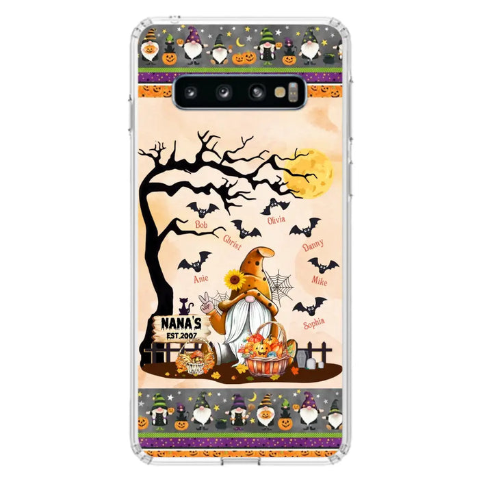 Custom Personalized Boo Grandma Phone Case - Halloween Gift For Grandma - Upto 7 Kids - Case For iPhone/ Samsung