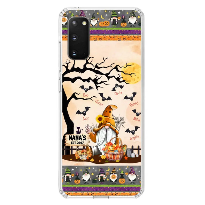 Custom Personalized Boo Grandma Phone Case - Halloween Gift For Grandma - Upto 7 Kids - Case For iPhone/ Samsung