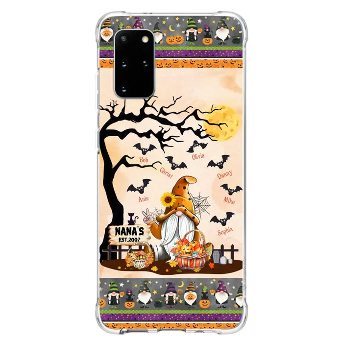 Custom Personalized Boo Grandma Phone Case - Halloween Gift For Grandma - Upto 7 Kids - Case For iPhone/ Samsung