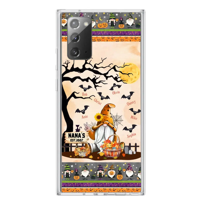 Custom Personalized Boo Grandma Phone Case - Halloween Gift For Grandma - Upto 7 Kids - Case For iPhone/ Samsung