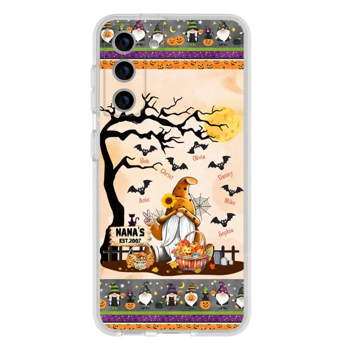 Custom Personalized Boo Grandma Phone Case - Halloween Gift For Grandma - Upto 7 Kids - Case For iPhone/ Samsung