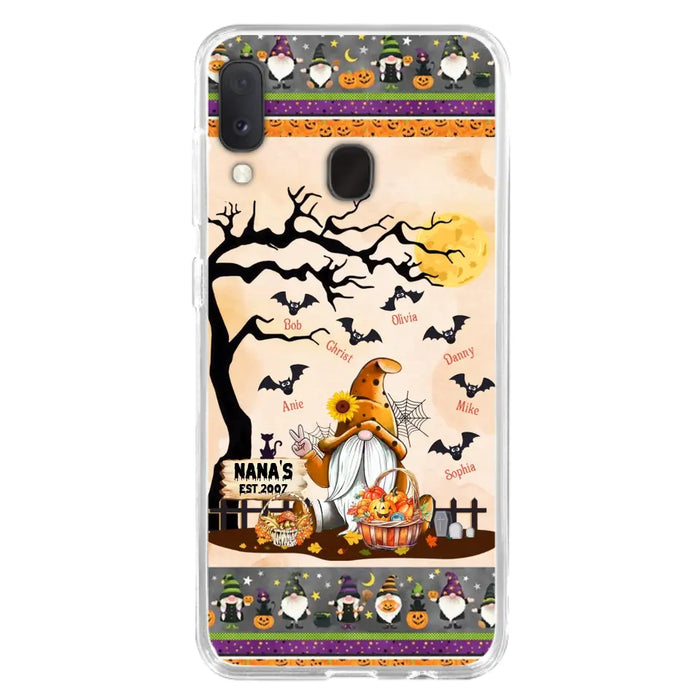 Custom Personalized Boo Grandma Phone Case - Halloween Gift For Grandma - Upto 7 Kids - Case For iPhone/ Samsung