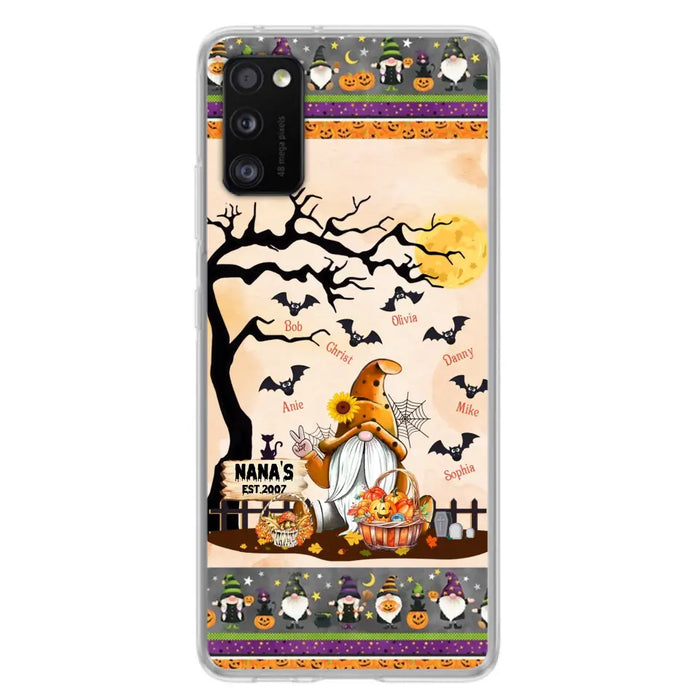 Custom Personalized Boo Grandma Phone Case - Halloween Gift For Grandma - Upto 7 Kids - Case For iPhone/ Samsung