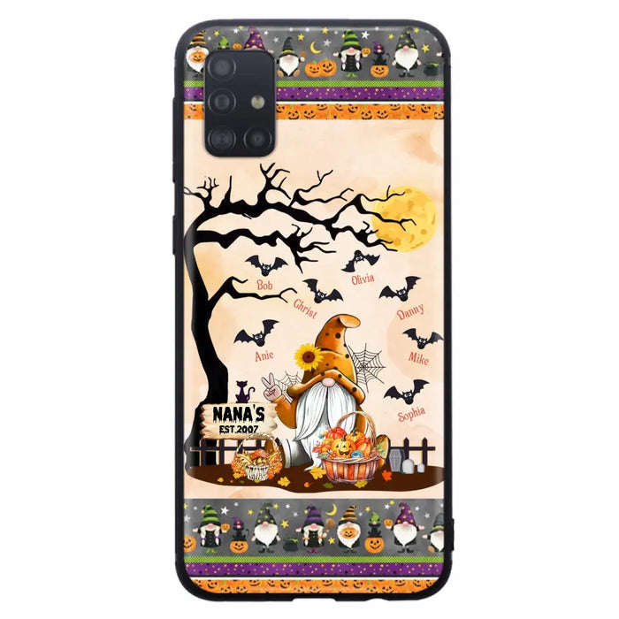 Custom Personalized Boo Grandma Phone Case - Halloween Gift For Grandma - Upto 7 Kids - Case For iPhone/ Samsung