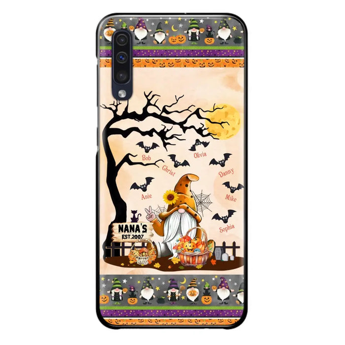 Custom Personalized Boo Grandma Phone Case - Halloween Gift For Grandma - Upto 7 Kids - Case For iPhone/ Samsung