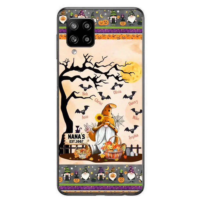 Custom Personalized Boo Grandma Phone Case - Halloween Gift For Grandma - Upto 7 Kids - Case For iPhone/ Samsung