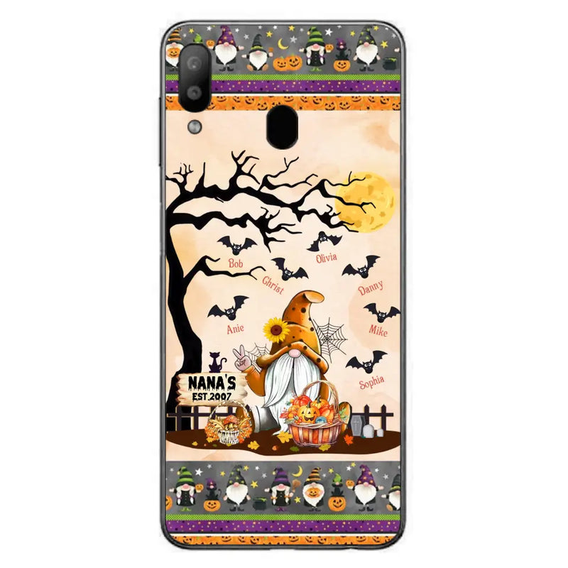 Custom Personalized Boo Grandma Phone Case - Halloween Gift For Grandma - Upto 7 Kids - Case For iPhone/ Samsung