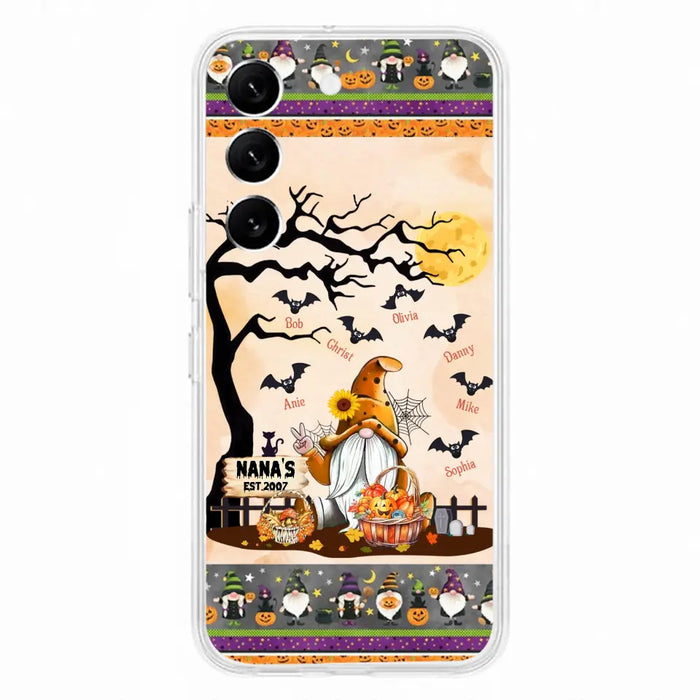 Custom Personalized Boo Grandma Phone Case - Halloween Gift For Grandma - Upto 7 Kids - Case For iPhone/ Samsung