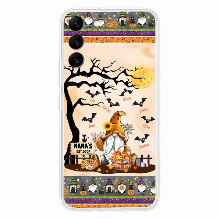 Custom Personalized Boo Grandma Phone Case - Halloween Gift For Grandma - Upto 7 Kids - Case For iPhone/ Samsung