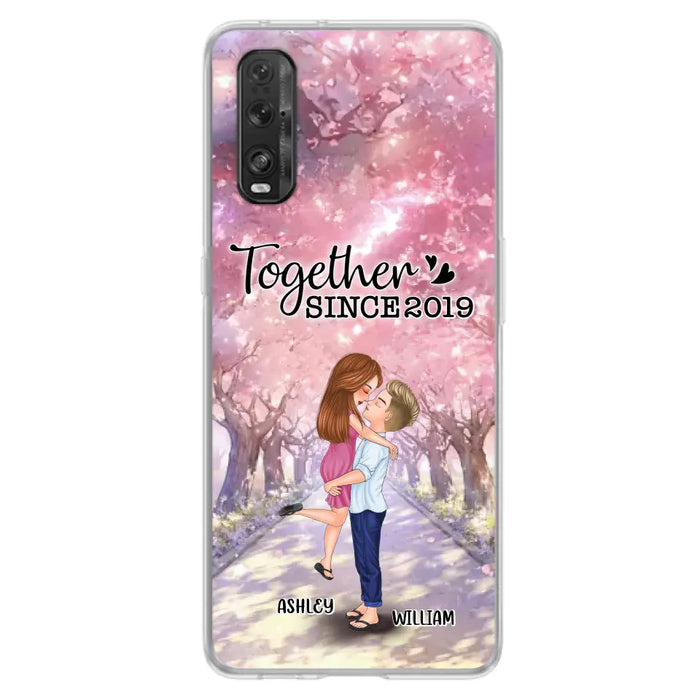 Personalized Couple Phone Case - Wedding/Anniversary Gift Idea for Couple - Together Since 2019 - Case For Oppo/Xiaomi/Huawei