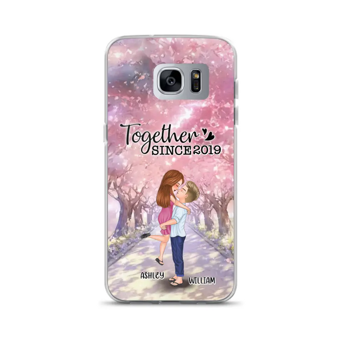 Personalized Couple Phone Case - Wedding/Anniversary Gift Idea for Couple - Together Since 2019 - Case For iPhone/Samsung