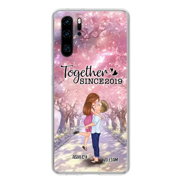 Personalized Couple Phone Case - Wedding/Anniversary Gift Idea for Couple - Together Since 2019 - Case For Oppo/Xiaomi/Huawei