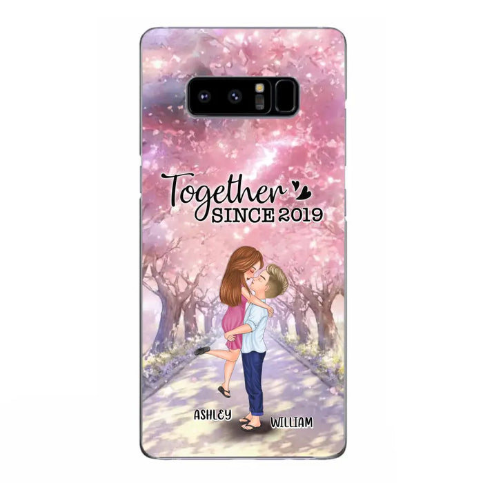 Personalized Couple Phone Case - Wedding/Anniversary Gift Idea for Couple - Together Since 2019 - Case For iPhone/Samsung