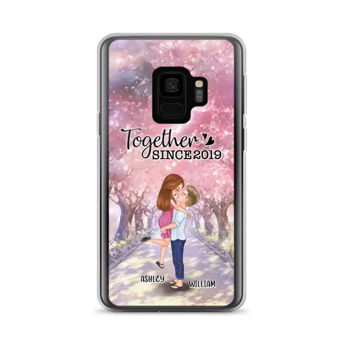 Personalized Couple Phone Case - Wedding/Anniversary Gift Idea for Couple - Together Since 2019 - Case For iPhone/Samsung