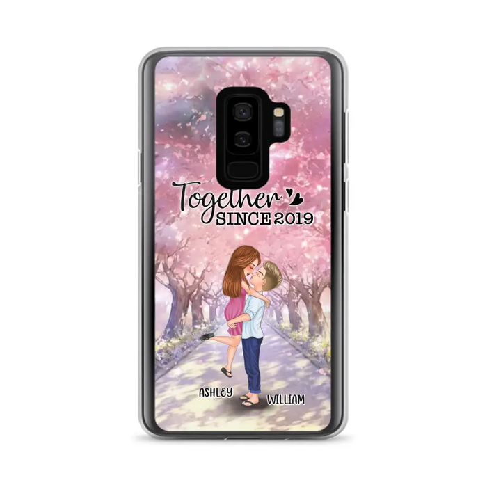 Personalized Couple Phone Case - Wedding/Anniversary Gift Idea for Couple - Together Since 2019 - Case For iPhone/Samsung