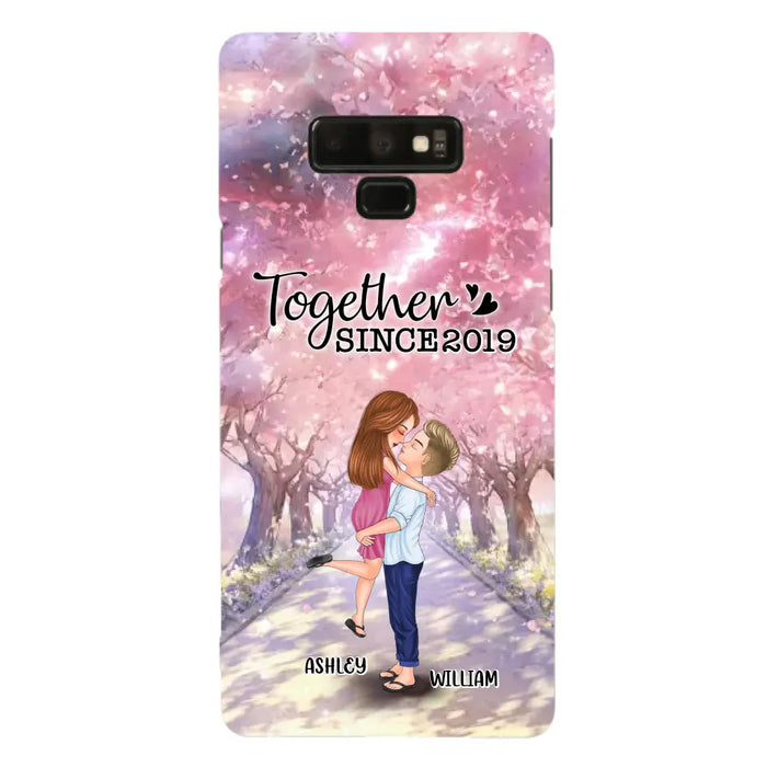 Personalized Couple Phone Case - Wedding/Anniversary Gift Idea for Couple - Together Since 2019 - Case For iPhone/Samsung