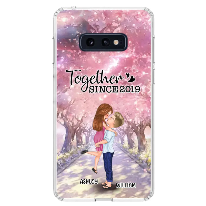 Personalized Couple Phone Case - Wedding/Anniversary Gift Idea for Couple - Together Since 2019 - Case For iPhone/Samsung