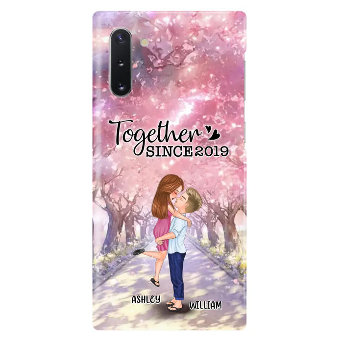 Personalized Couple Phone Case - Wedding/Anniversary Gift Idea for Couple - Together Since 2019 - Case For iPhone/Samsung