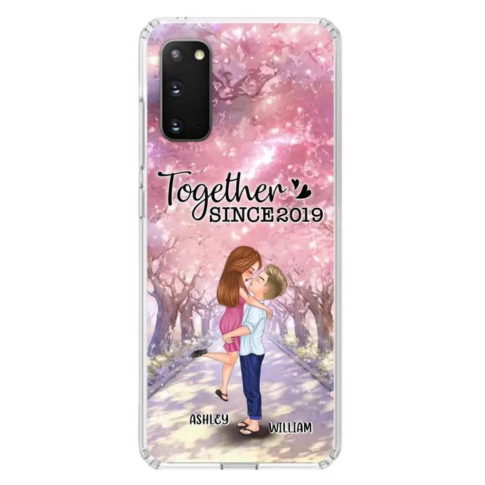 Personalized Couple Phone Case - Wedding/Anniversary Gift Idea for Couple - Together Since 2019 - Case For iPhone/Samsung