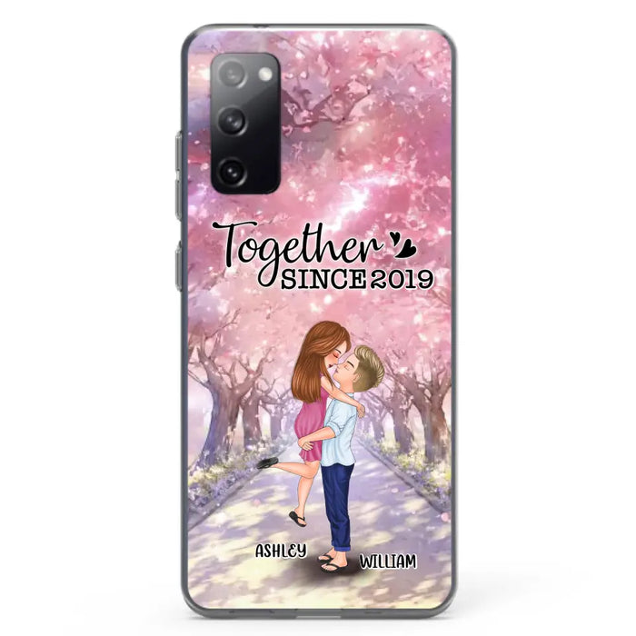 Personalized Couple Phone Case - Wedding/Anniversary Gift Idea for Couple - Together Since 2019 - Case For iPhone/Samsung