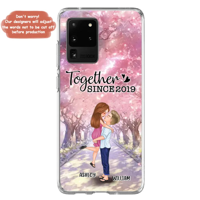 Personalized Couple Phone Case - Wedding/Anniversary Gift Idea for Couple - Together Since 2019 - Case For iPhone/Samsung