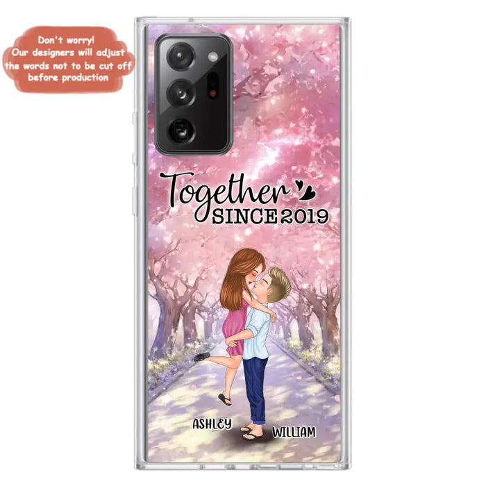 Personalized Couple Phone Case - Wedding/Anniversary Gift Idea for Couple - Together Since 2019 - Case For iPhone/Samsung