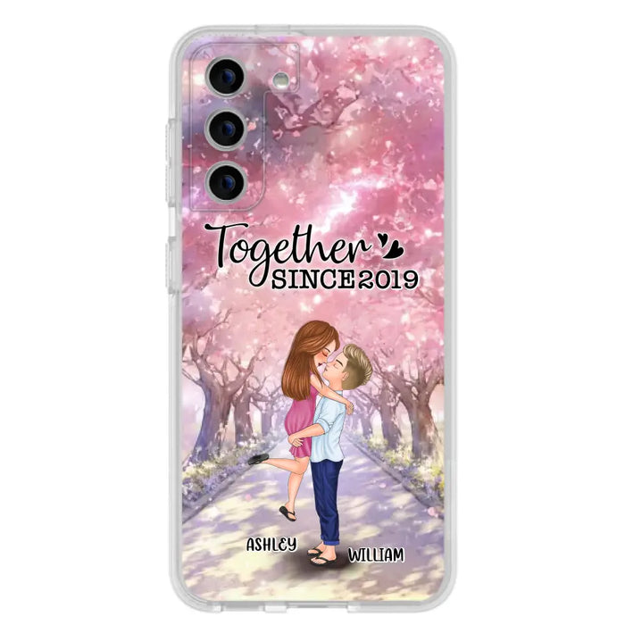 Personalized Couple Phone Case - Wedding/Anniversary Gift Idea for Couple - Together Since 2019 - Case For iPhone/Samsung