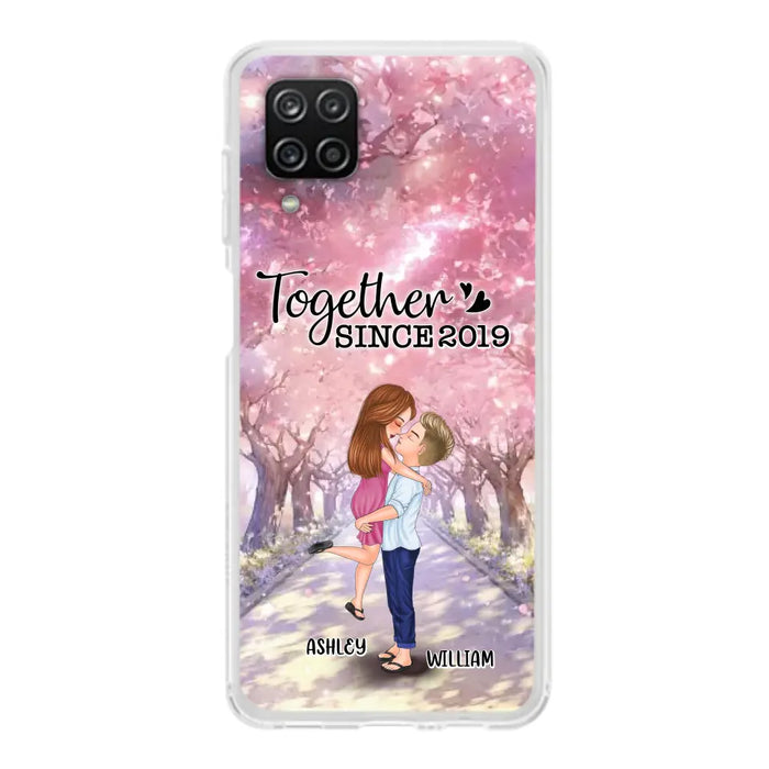 Personalized Couple Phone Case - Wedding/Anniversary Gift Idea for Couple - Together Since 2019 - Case For iPhone/Samsung