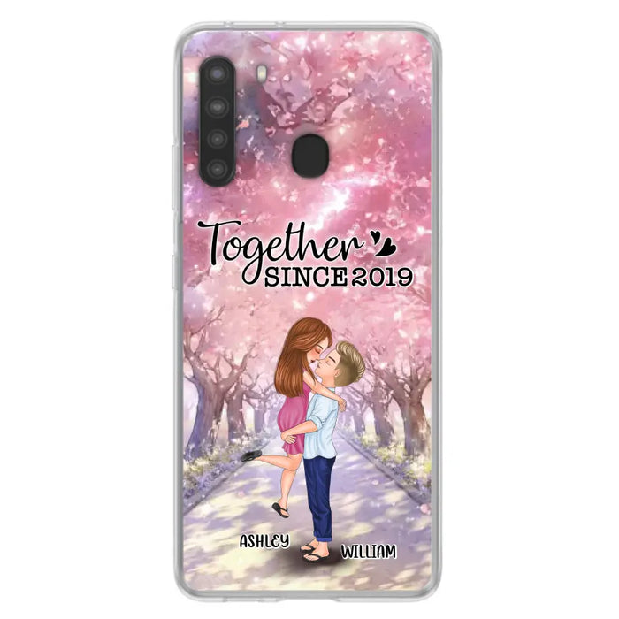 Personalized Couple Phone Case - Wedding/Anniversary Gift Idea for Couple - Together Since 2019 - Case For iPhone/Samsung