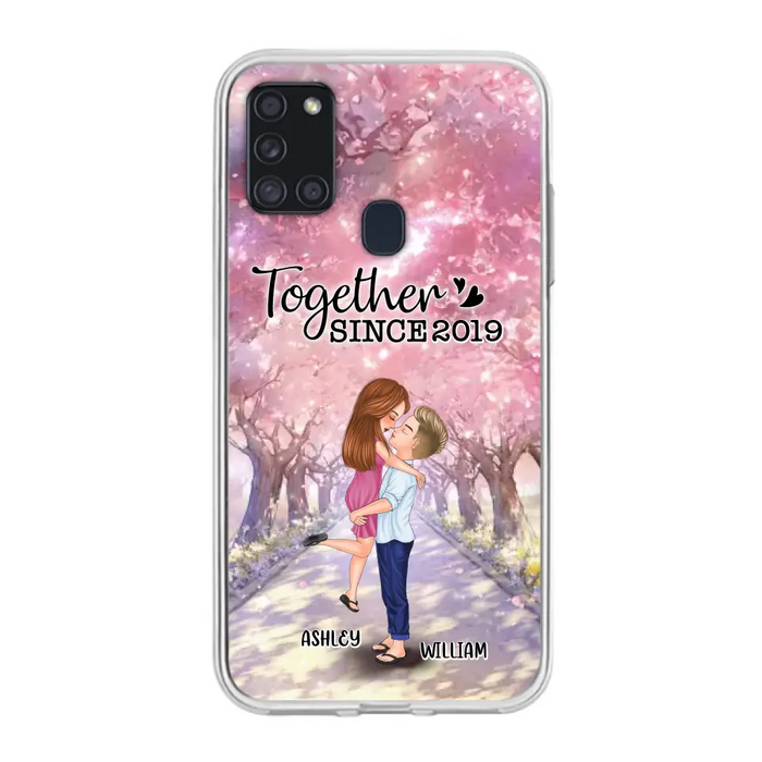 Personalized Couple Phone Case - Wedding/Anniversary Gift Idea for Couple - Together Since 2019 - Case For iPhone/Samsung