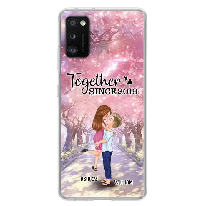 Personalized Couple Phone Case - Wedding/Anniversary Gift Idea for Couple - Together Since 2019 - Case For iPhone/Samsung