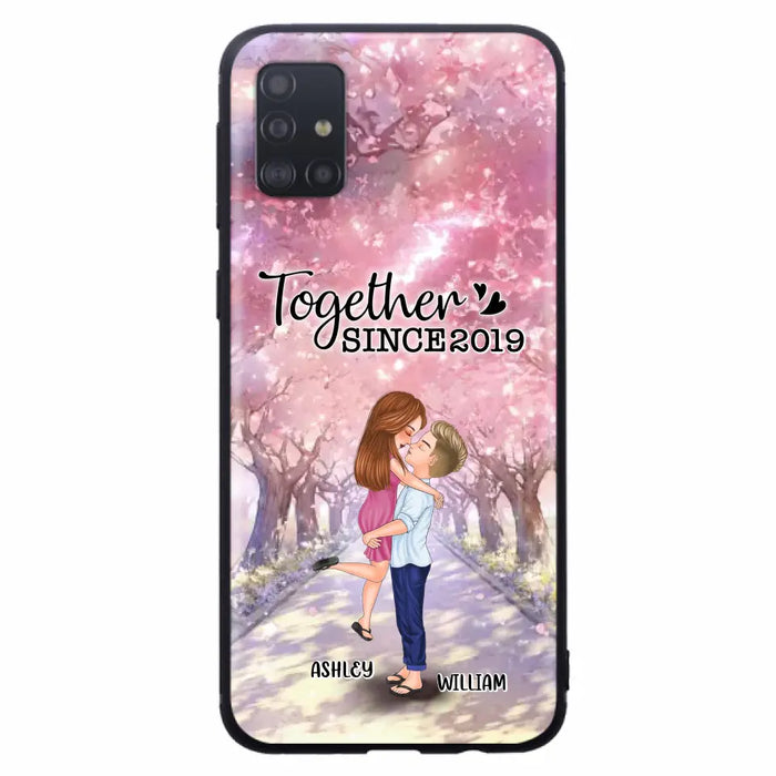 Personalized Couple Phone Case - Wedding/Anniversary Gift Idea for Couple - Together Since 2019 - Case For iPhone/Samsung