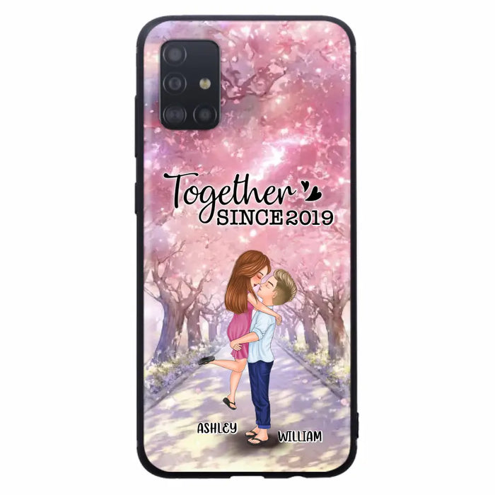 Personalized Couple Phone Case - Wedding/Anniversary Gift Idea for Couple - Together Since 2019 - Case For iPhone/Samsung