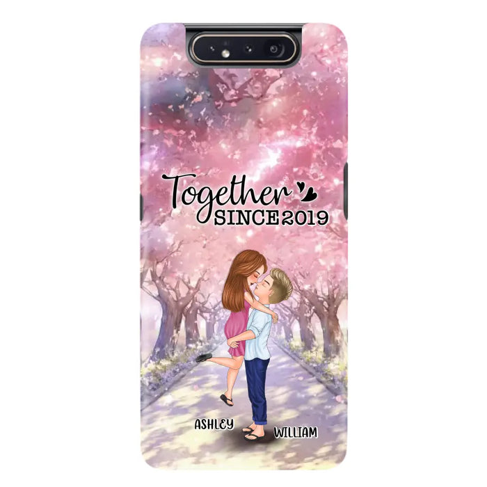 Personalized Couple Phone Case - Wedding/Anniversary Gift Idea for Couple - Together Since 2019 - Case For iPhone/Samsung