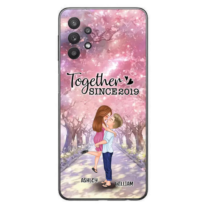 Personalized Couple Phone Case - Wedding/Anniversary Gift Idea for Couple - Together Since 2019 - Case For iPhone/Samsung