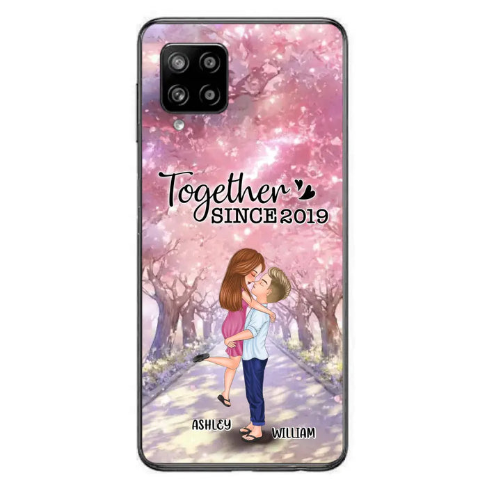 Personalized Couple Phone Case - Wedding/Anniversary Gift Idea for Couple - Together Since 2019 - Case For iPhone/Samsung