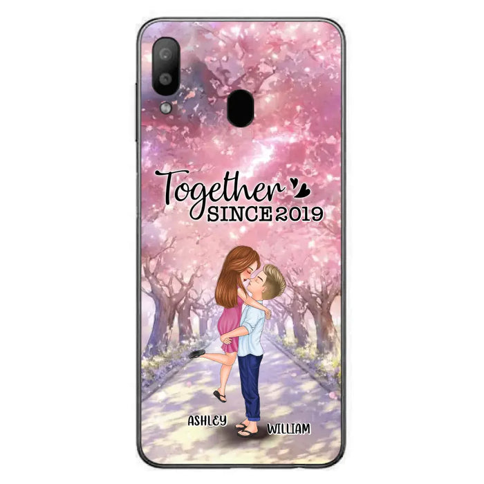 Personalized Couple Phone Case - Wedding/Anniversary Gift Idea for Couple - Together Since 2019 - Case For iPhone/Samsung