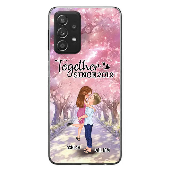 Personalized Couple Phone Case - Wedding/Anniversary Gift Idea for Couple - Together Since 2019 - Case For iPhone/Samsung