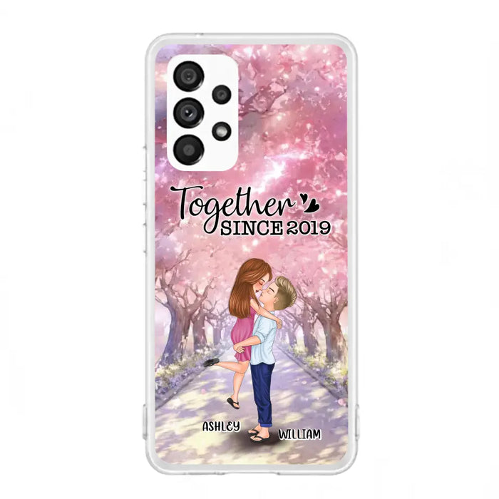 Personalized Couple Phone Case - Wedding/Anniversary Gift Idea for Couple - Together Since 2019 - Case For iPhone/Samsung